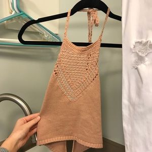 Super cute crochet crop top!